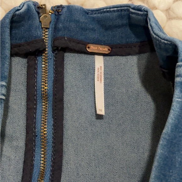 Free People Denim Mini Skirt - Picture 3 of 4